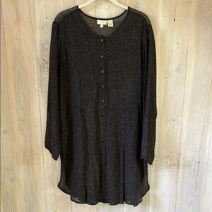 J. Jill Sheer dress tunic size S